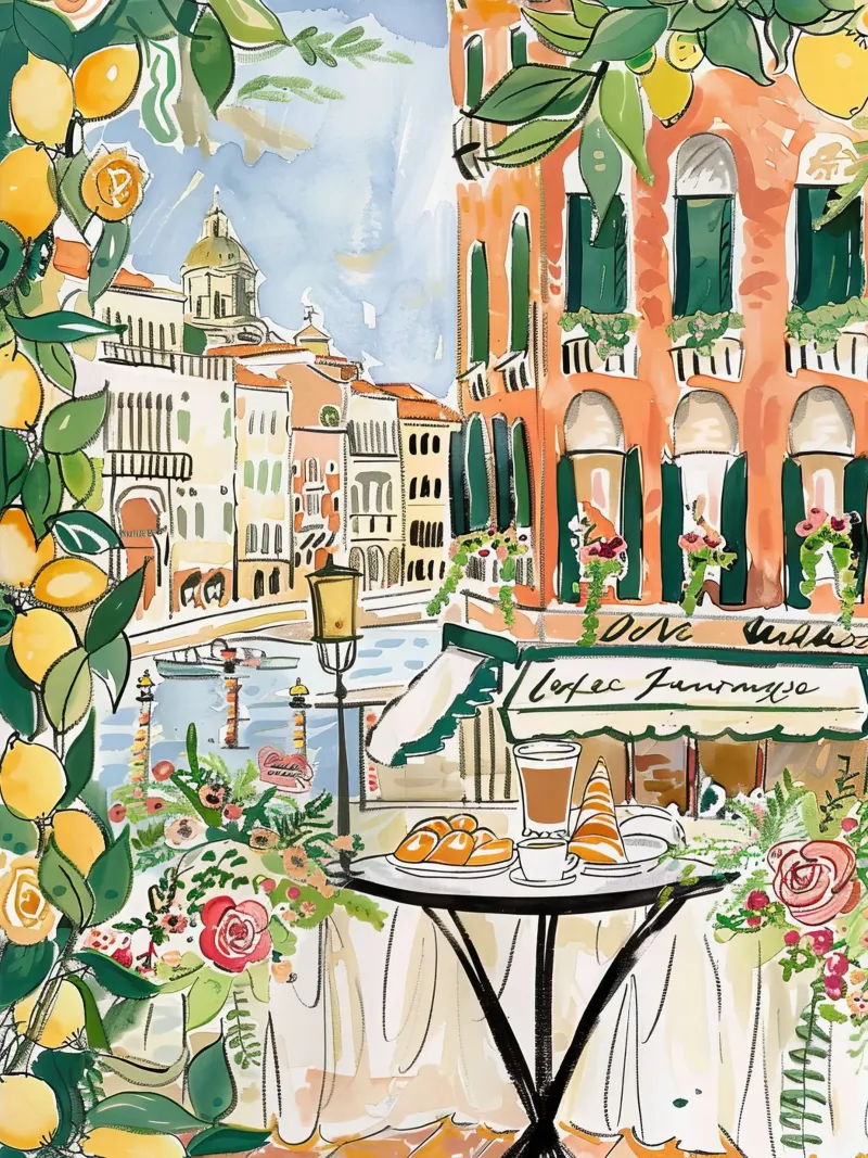 Terrace poster da Artsy Bessy