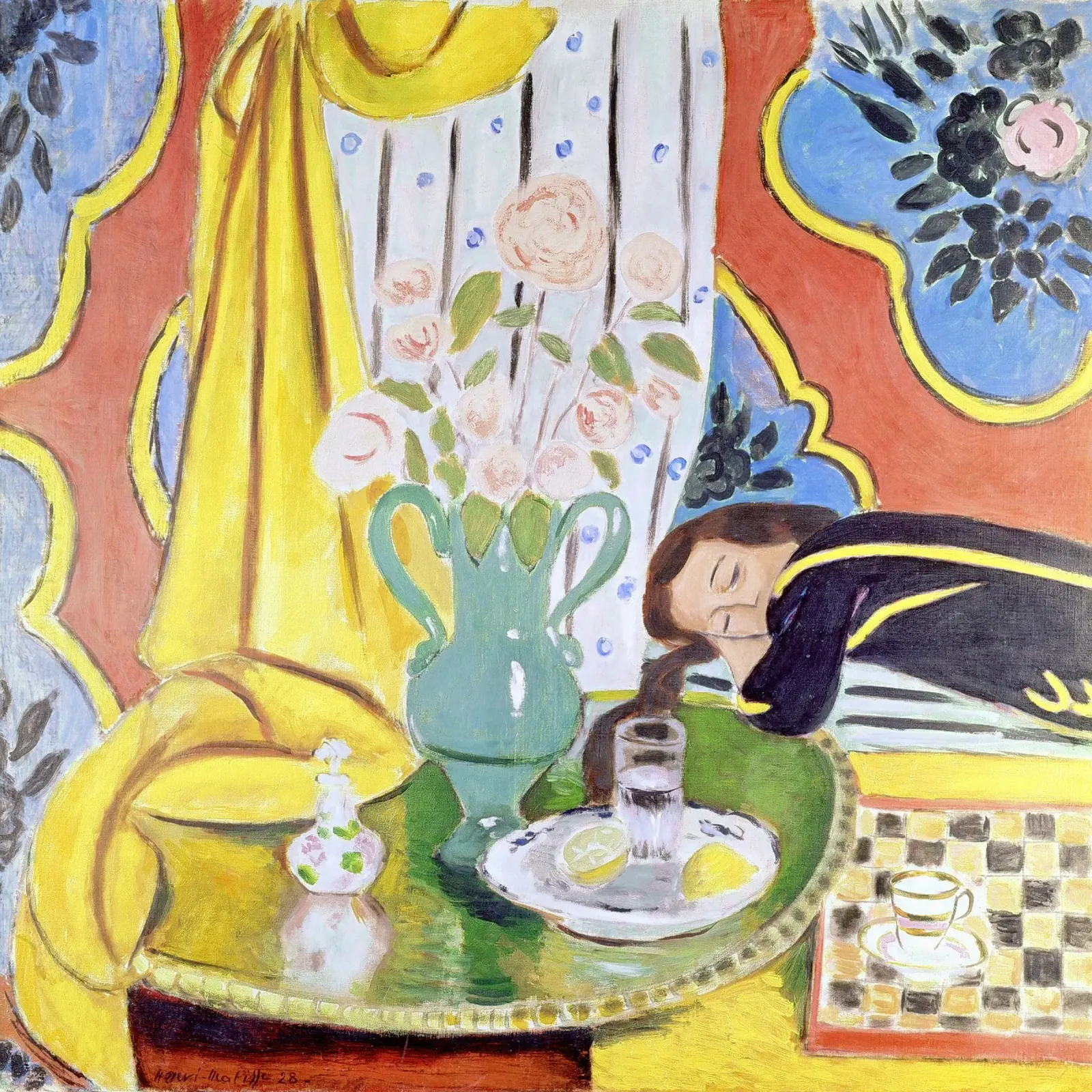 Henri Matisse - Harmonie in Gelb Hahnemühle von ARTOTHEK