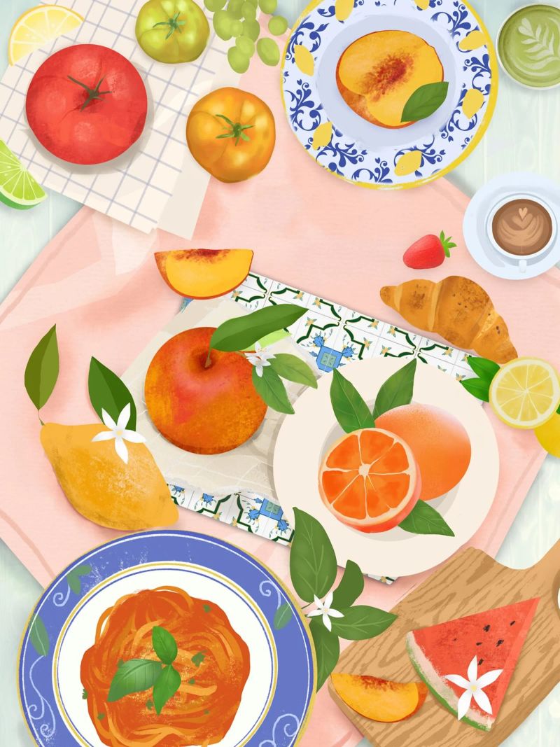 Summer Brunch poster de PetrArts