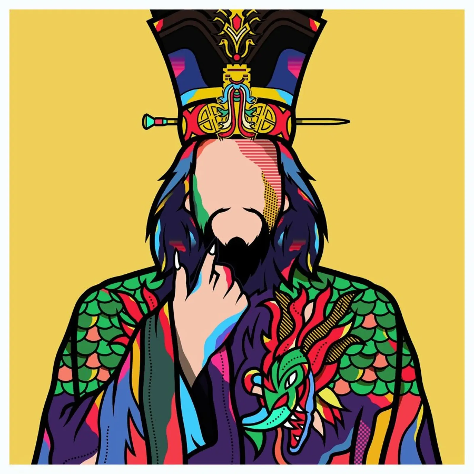 Lo-Pan poster con telaio in legno da Van Orton Design