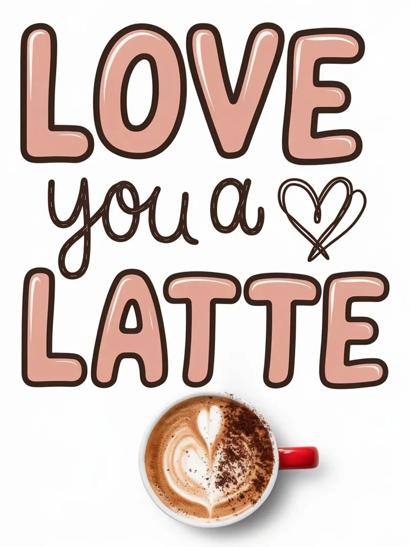 TI AMO UN CAFFÈ MACCHIATO carta hahnemühle da logic