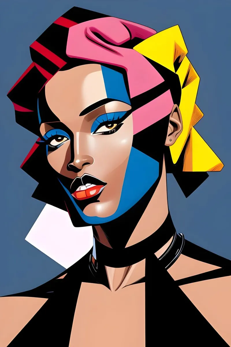 DOPAMINA RETRO CUBISMO pellicola backlit da ART DECO