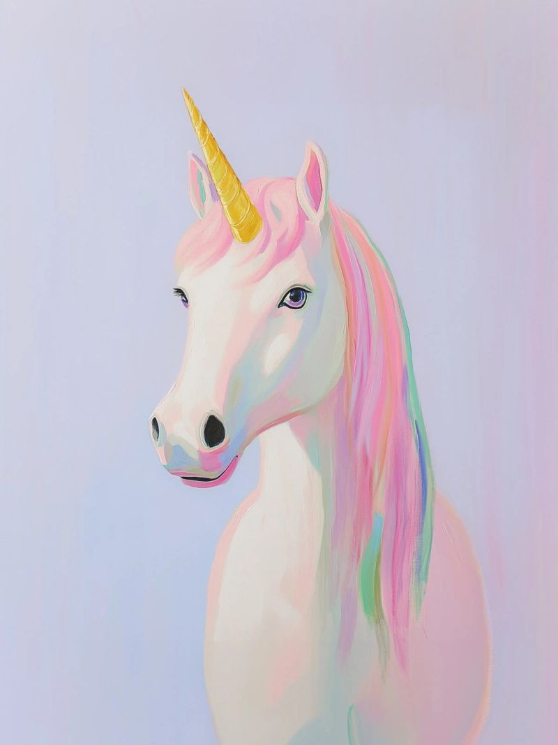 Einhorn Magie Poster von Carinaprint