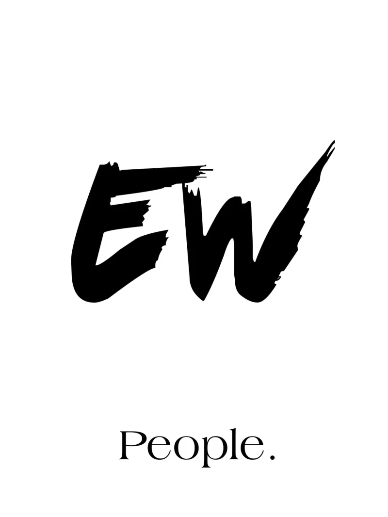 Ew People Tipografia semplice, minimalista ed elegante pellicola backlit da YV TYPOGRAPHY