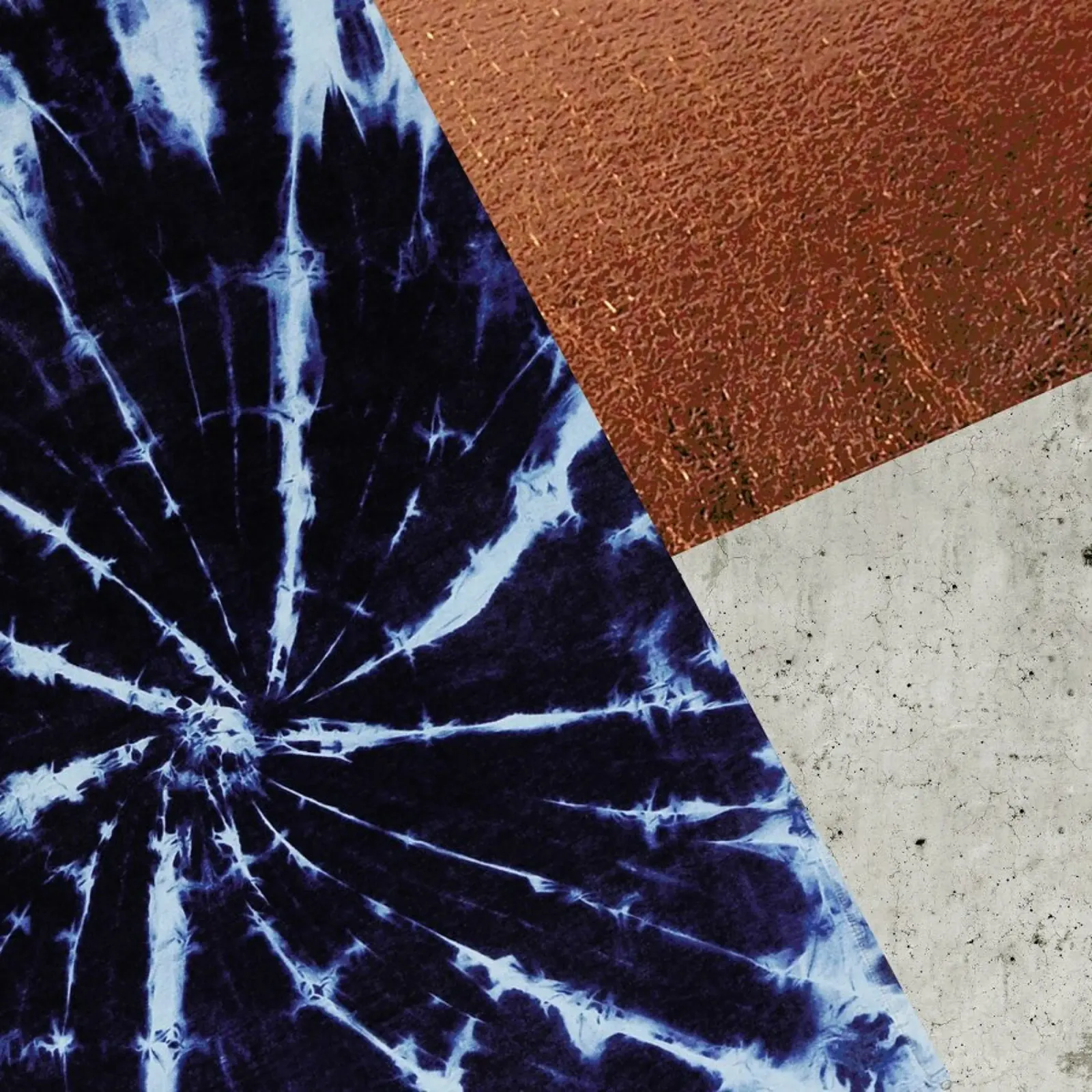 Batik Kupfer Beton poster con telaio in plastica da XOXO Arte