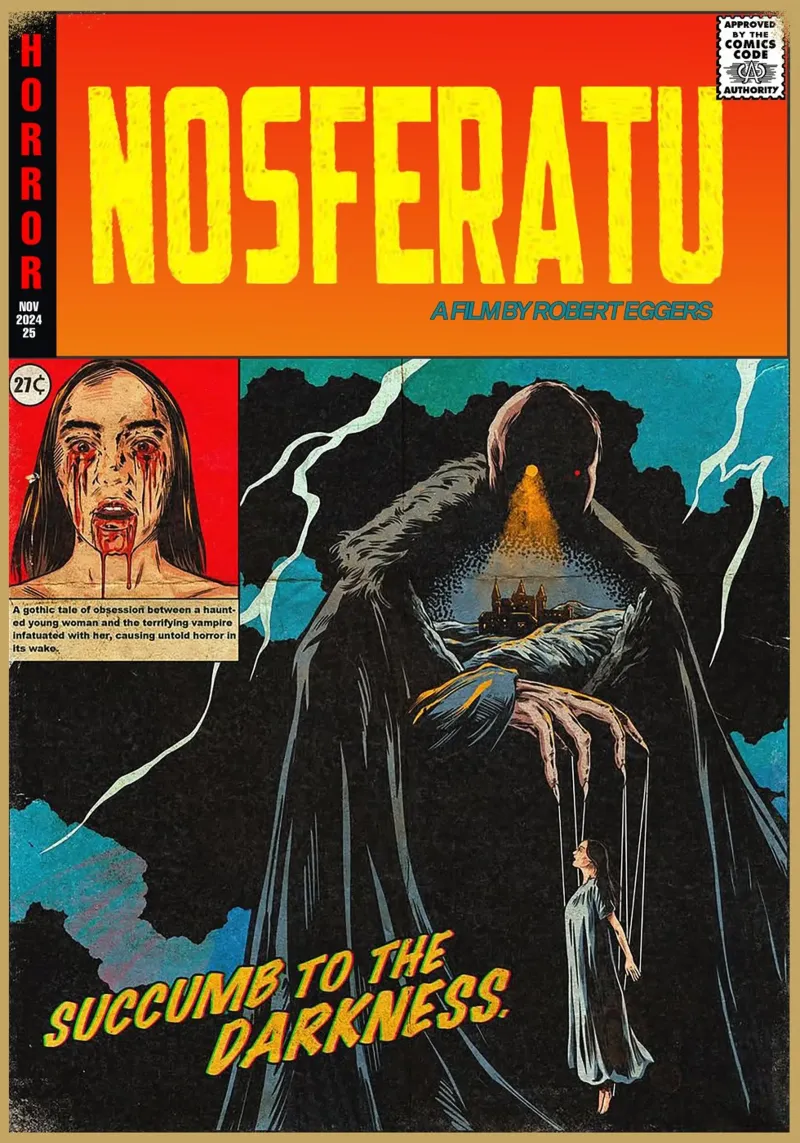 Nosferatu (2024) Movie alluminio dibond da Attaboy Dsgn