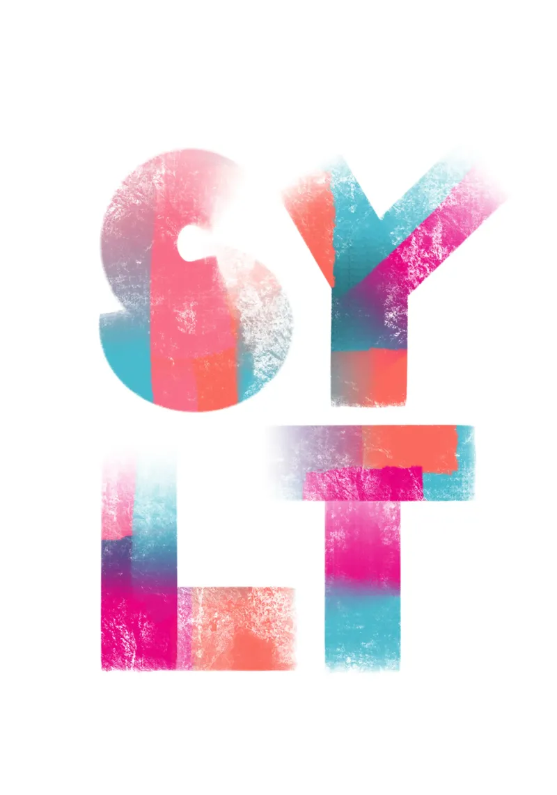 SYLT poster con telaio in legno da LIMITED EDITION LETTERS
