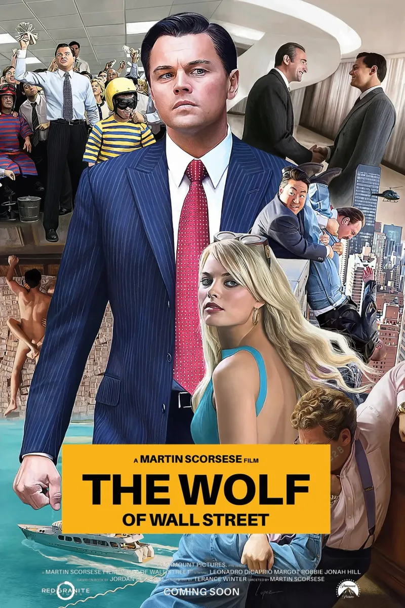 The Wolf of Wall Street Movie hahnemühle by Attaboy Dsgn