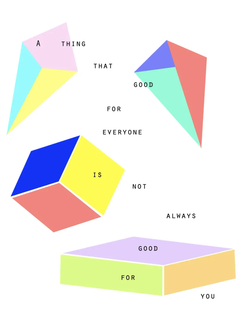 A THING THAT IS GOOD FOR EVERYONE IS NOT ALWAYS GOOD FOR YOU Hahnemühle von natural neutral