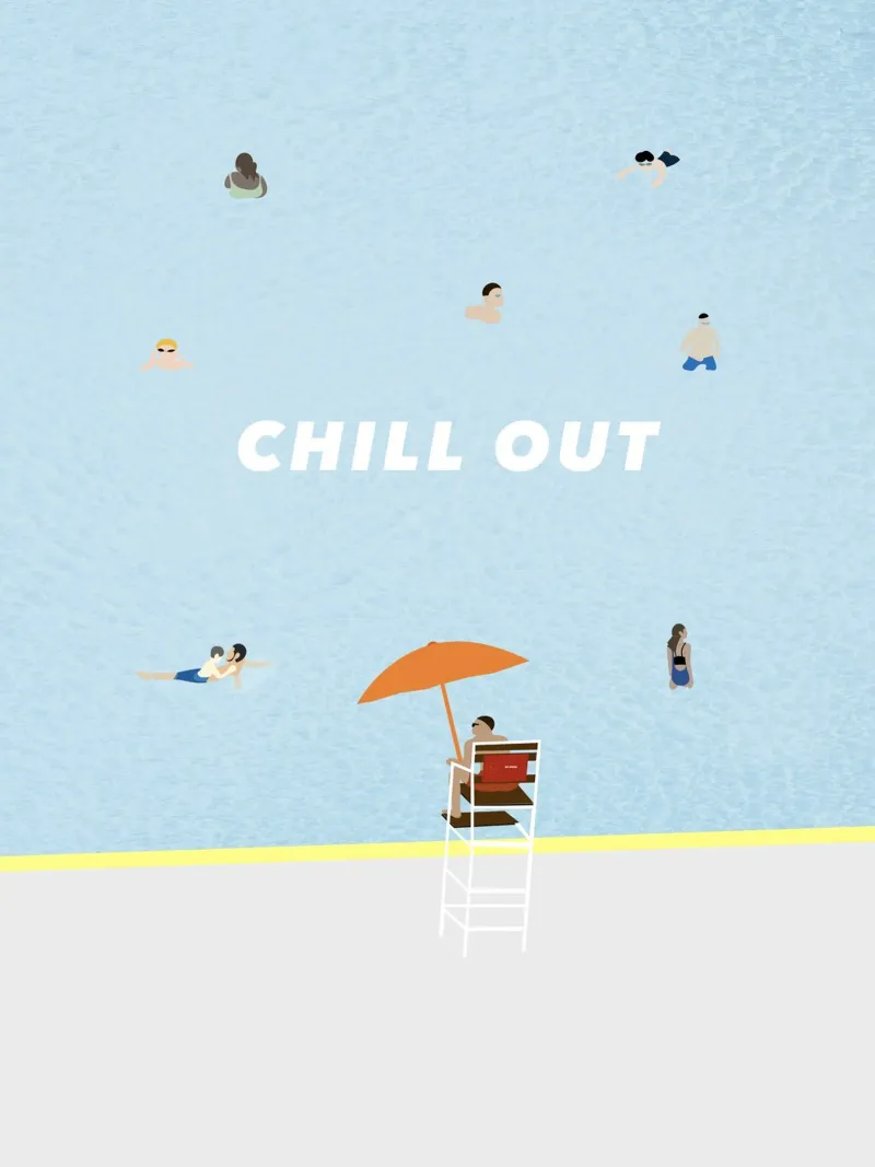 chill out - summer pool pellicola backlit da natural neutral