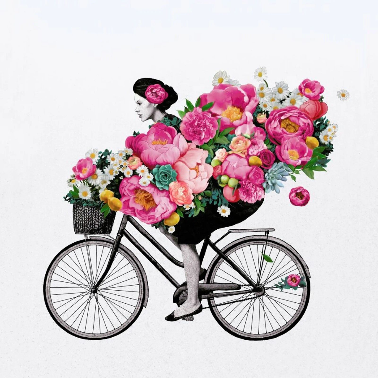 Floral Leinwand von Laura Graves