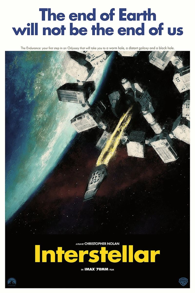 Interstellar Movie Poster von Attaboy Dsgn