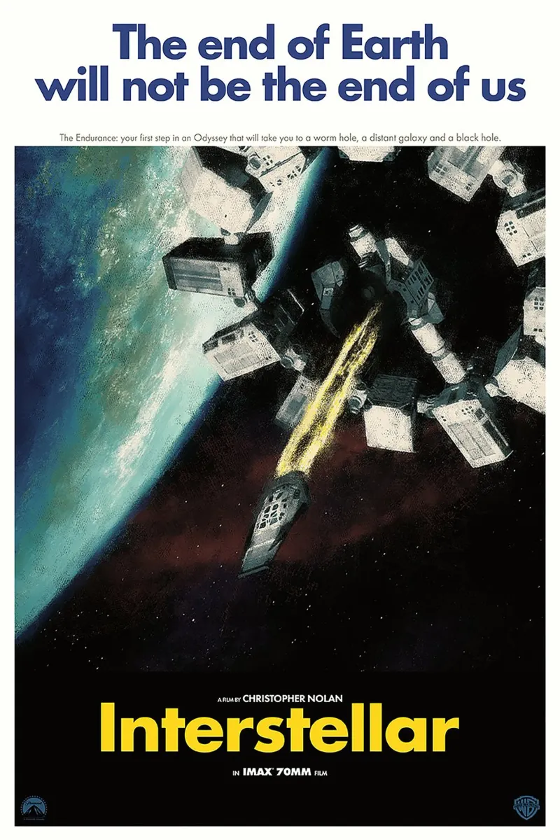 Interstellar Movie poster da Attaboy Dsgn