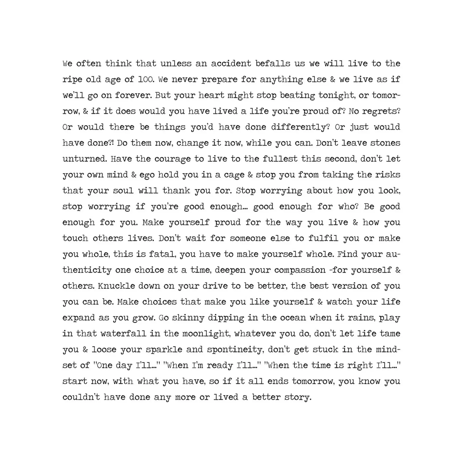Citation de Life Live Now noir et blanc minimaliste toile de Summer Soul Co. - Quotes