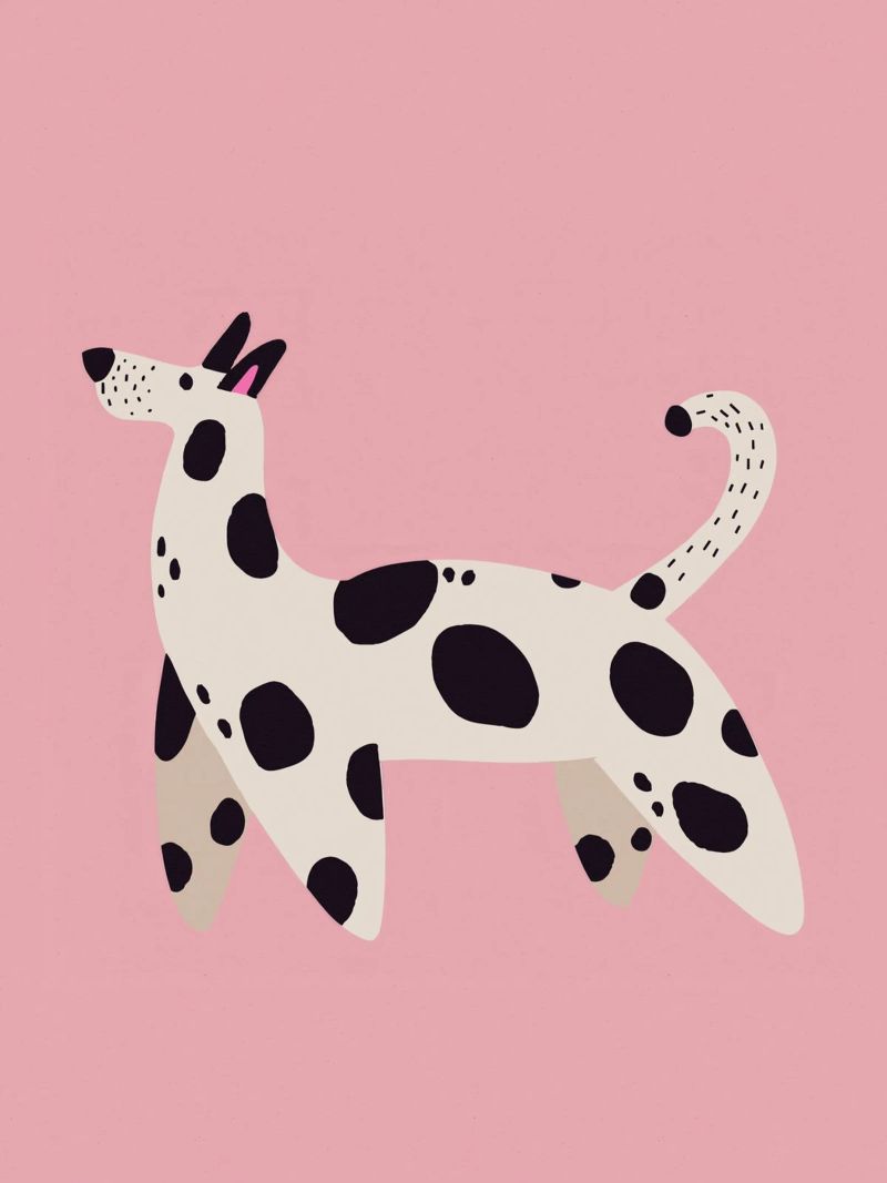 Funky Dog poster by treechild