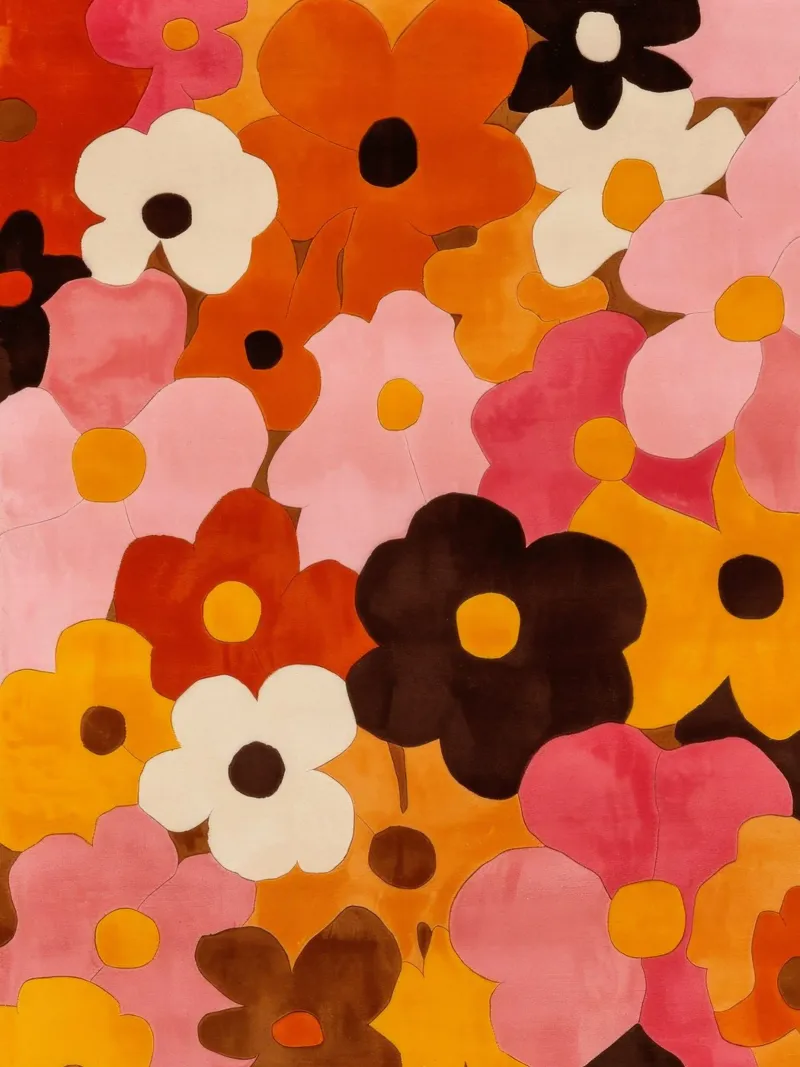 Vintage Flower Pattern pellicola backlit da treechild