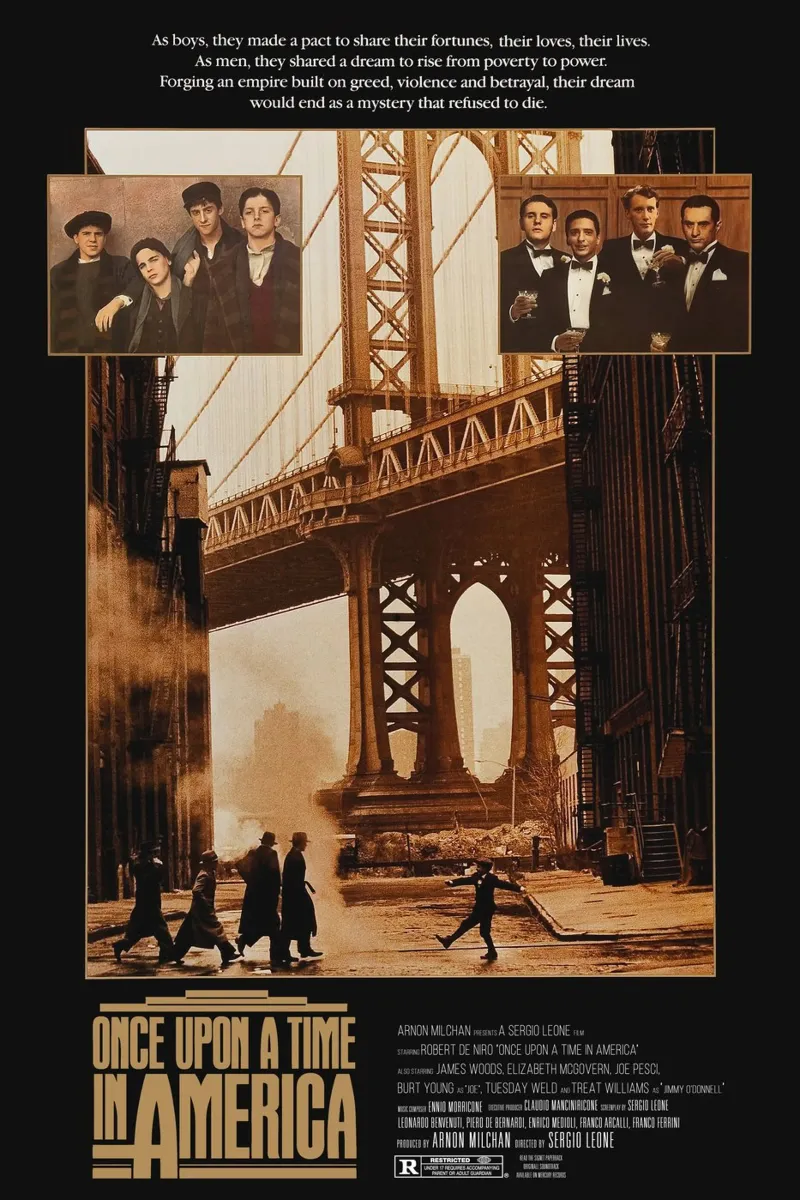 Once Upon a Time in America Classic Movie plexiglass da Attaboy Dsgn
