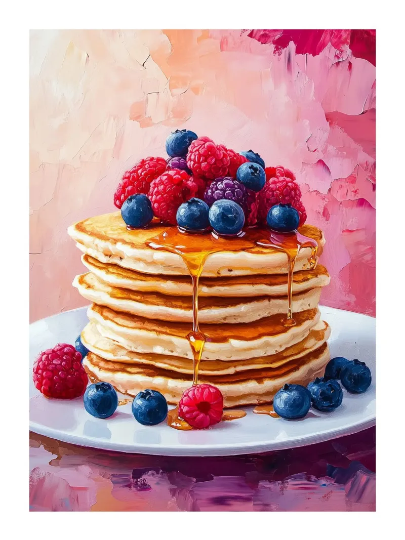 Pancake ai frutti rossi plexiglass da Spice & Style