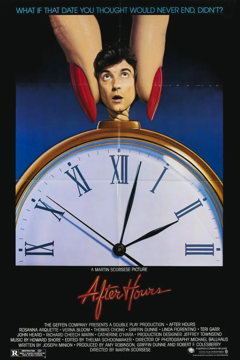 After Hours Movie poster con telaio in alluminio da Attaboy Dsgn