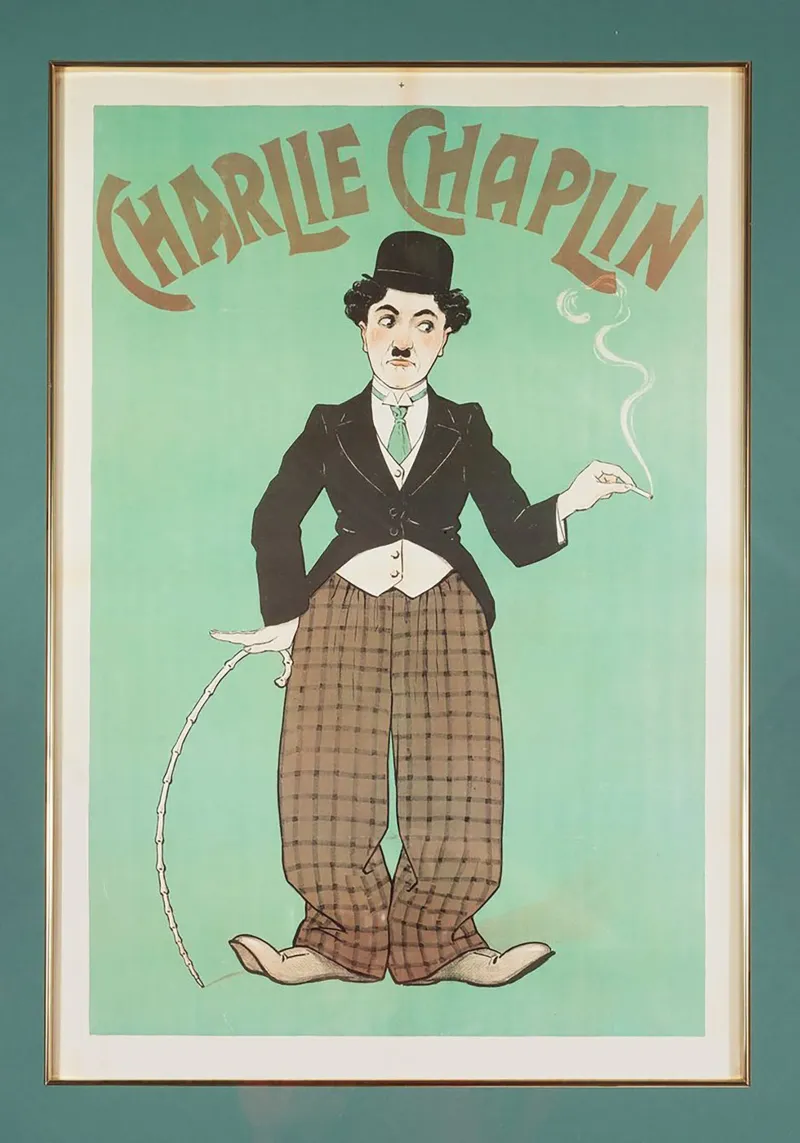 Charlie Chaplin alluminio dibond da Attaboy Dsgn