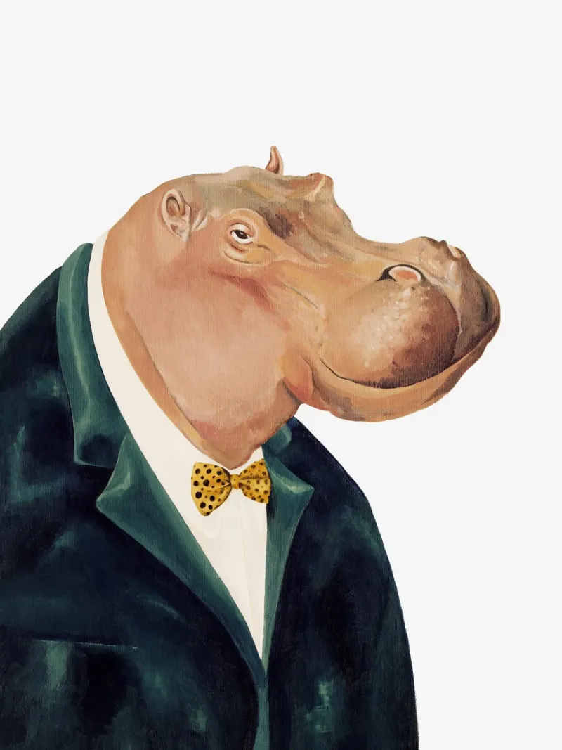 Hippo carta hahnemühle da Animal Crew