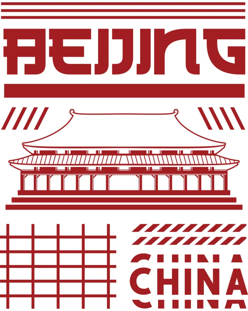 Peking - Chinas Stadt der klassischen Kunst Leinwand mit Schattenfugenrahmen von rivariahill