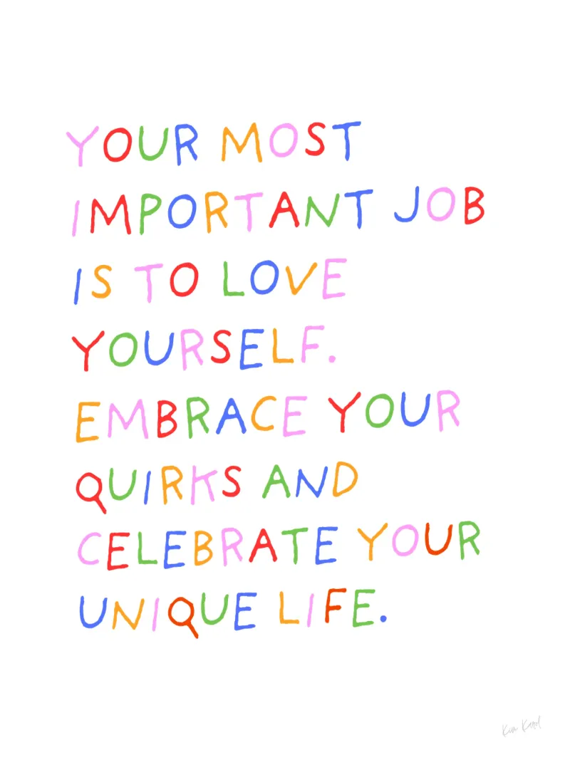 The most important job poster with plastic frame by Ohkimiko