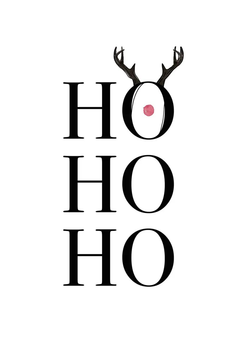 Hohoho Deer carta hahnemühle da KRUTH DESIGN