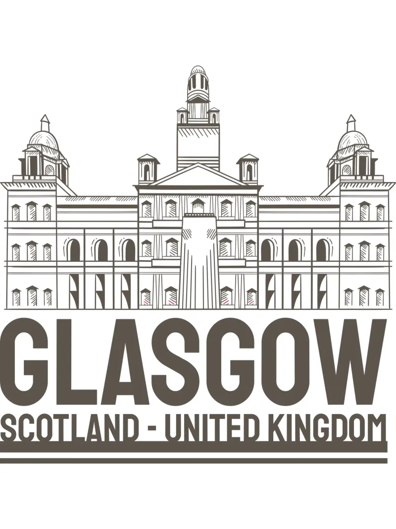 Glasgow Scotland Classic Art backlit film by rivariahill
