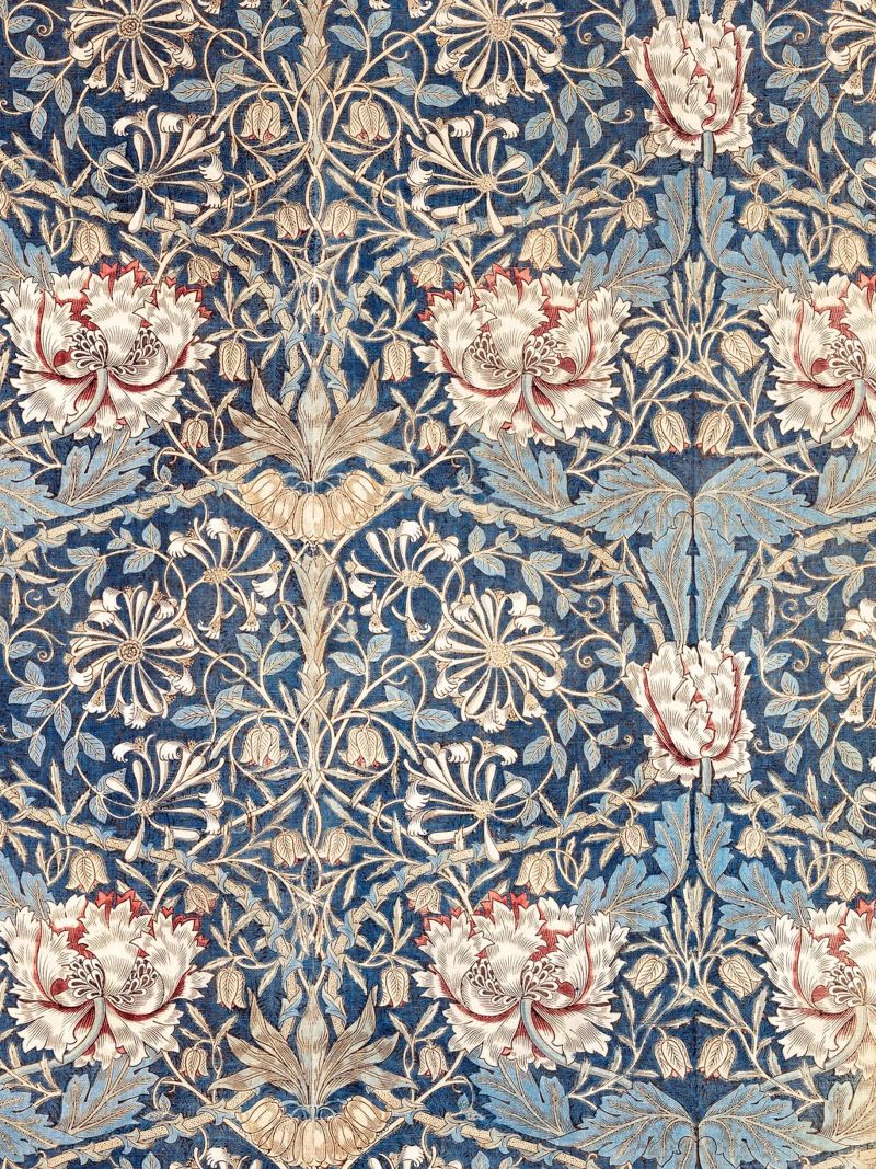 Willian Morris Honeysuckle Pattern pellicola backlit da apoloprints