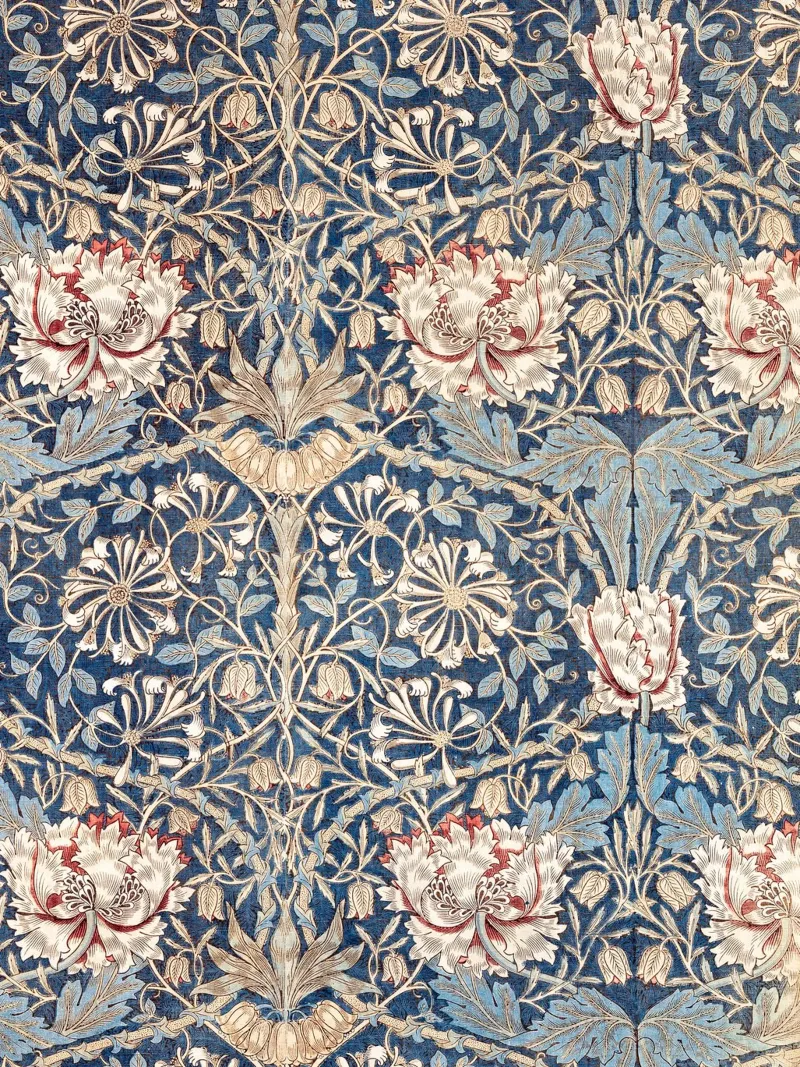 Willian Morris Honeysuckle Pattern poster da apoloprints