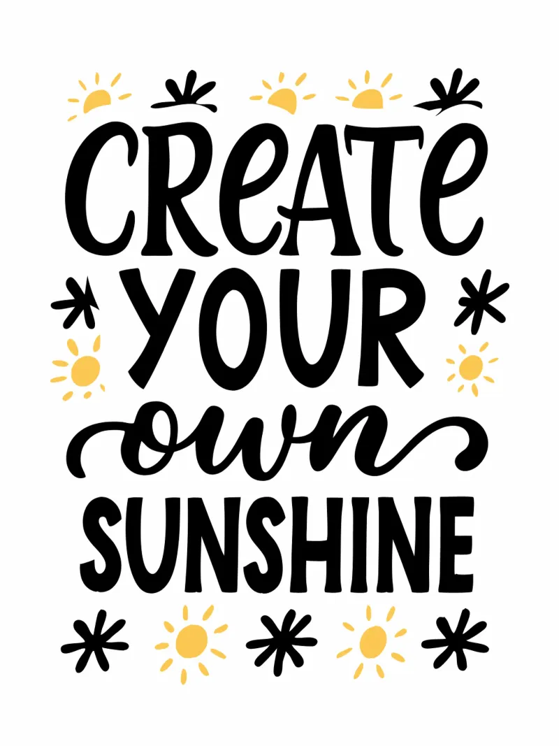 Create Your Own Sunshine canvas by logic