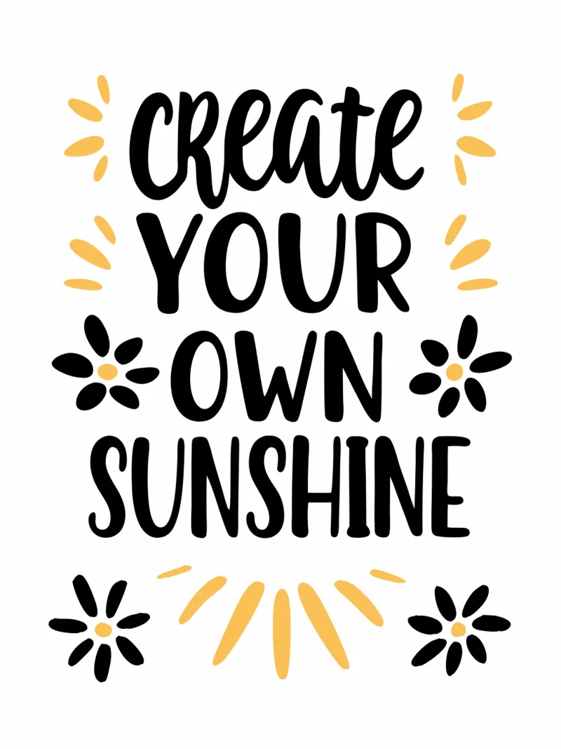 Create Your Own Sunshine canvas by logic
