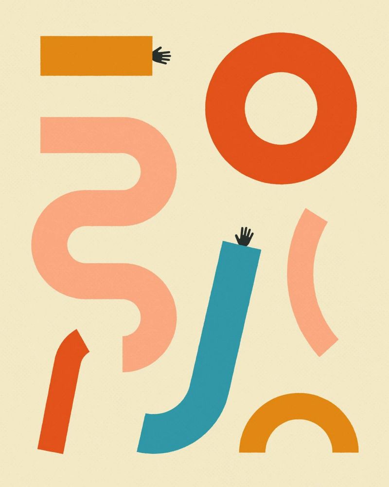 REACH (2) Poster von Jazzberry Blue