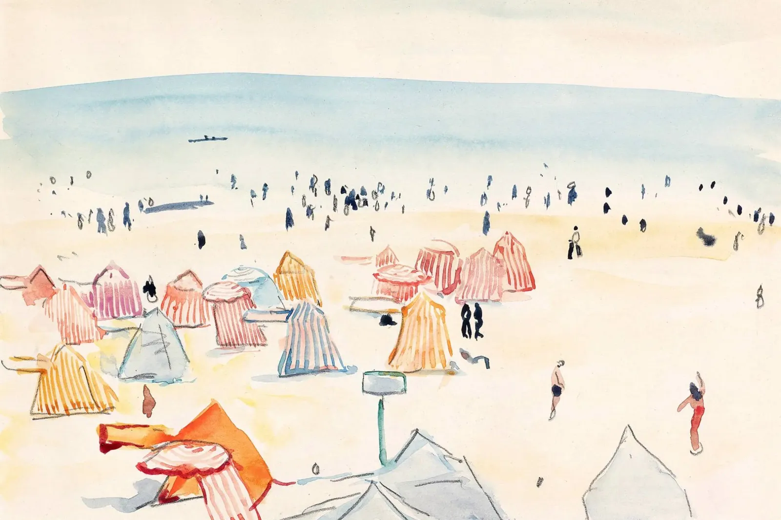 Boho Beach Painting pellicola backlit da apoloprints