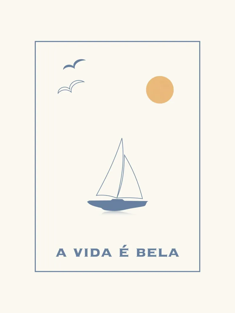 A VIDA É BELA poster da natural neutral