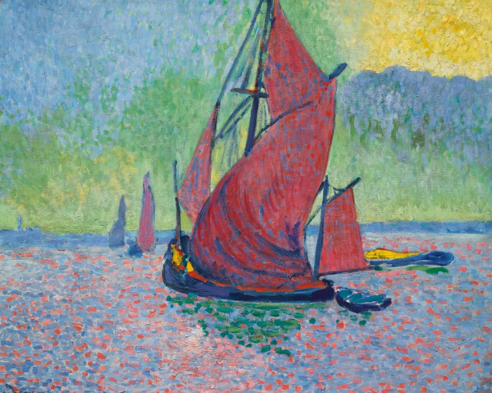 André Derain - Vela rossa pellicola backlit da ARTOTHEK