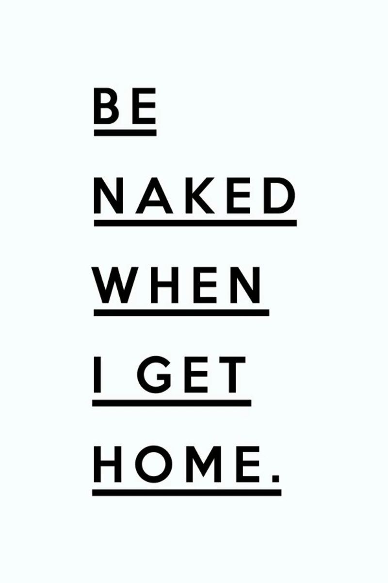Be Naked Poster von Honeymoon Hotel