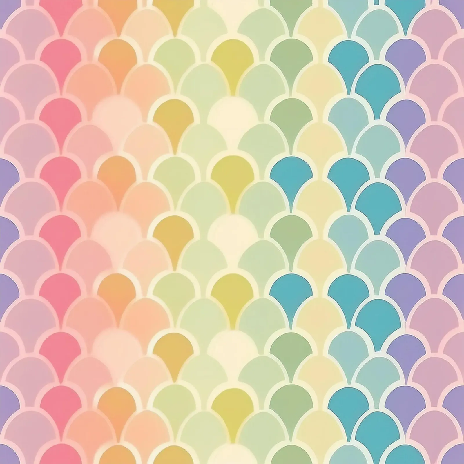 Pastel Rainbow Patterns: Whimsical Design for Every Room canvas by HoneyDesignsByK