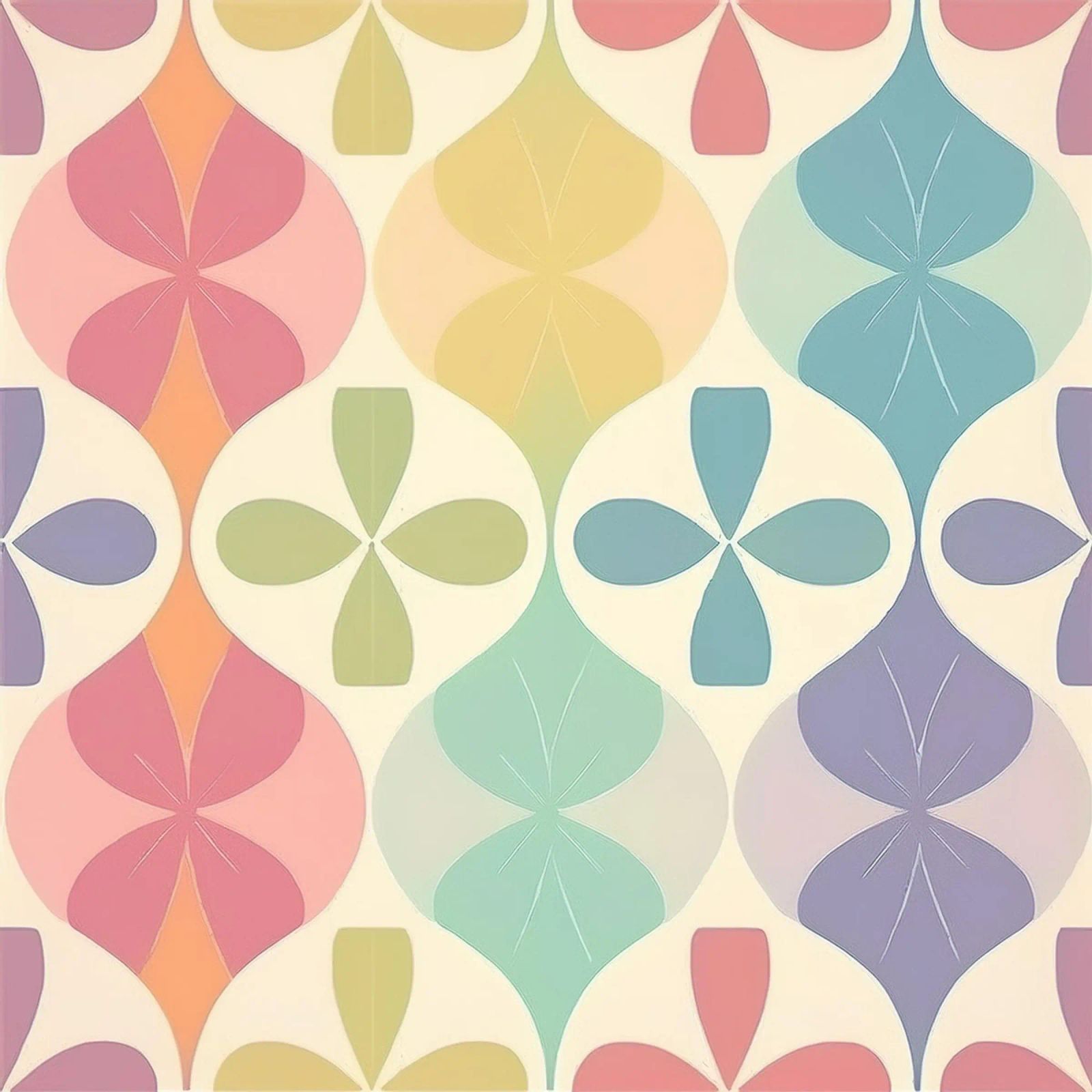 Moderner pastellfarbener Chevron-Regenbogen: Ein Statement Wandkunst Poster von HoneyDesignsByK