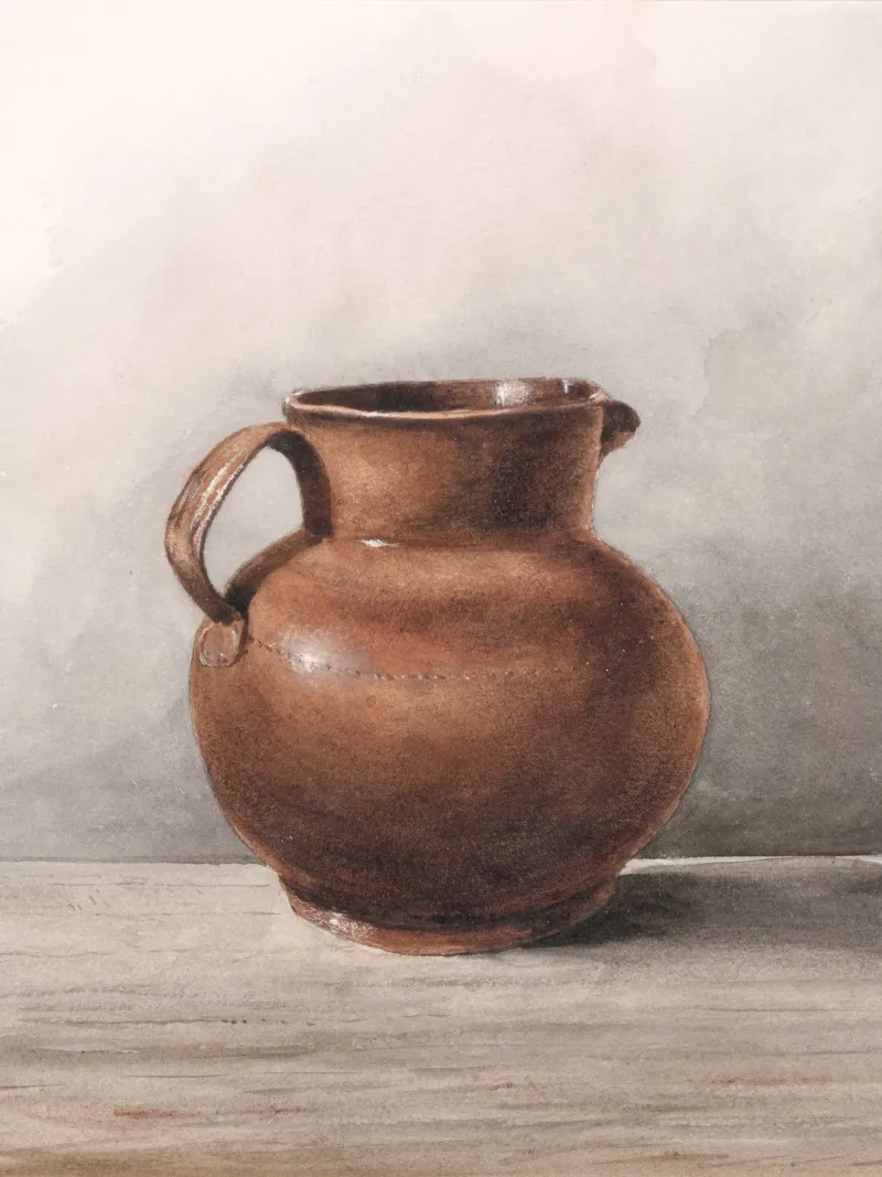 Rustic Jug poster con telaio in alluminio da apoloprints