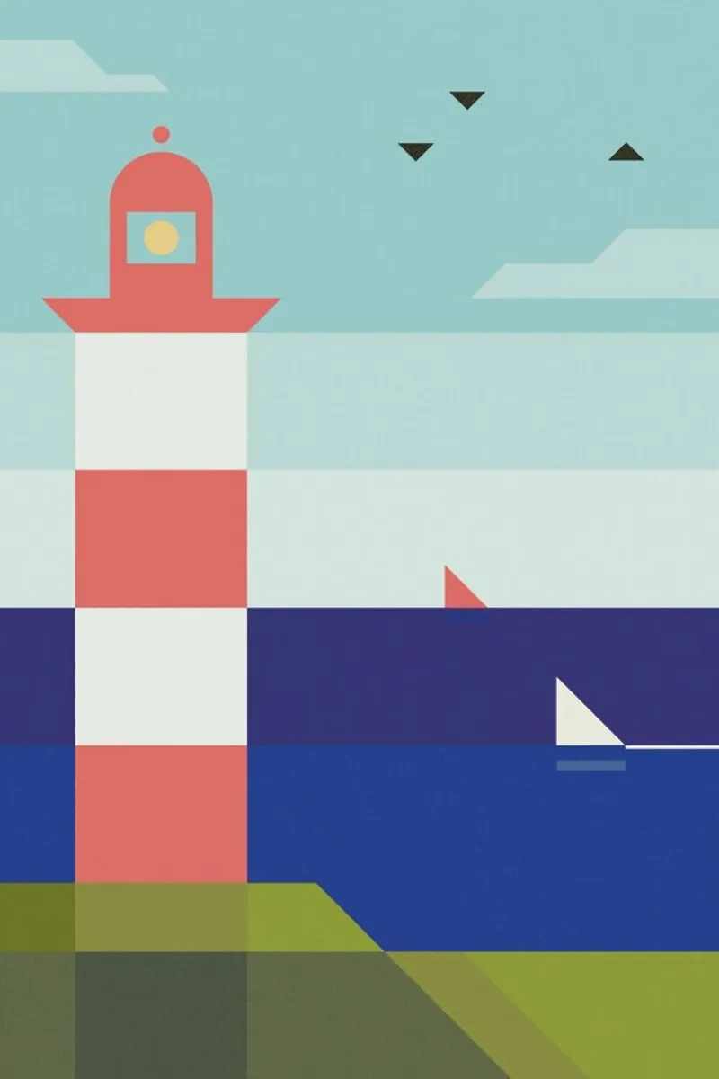 Lighthouse pellicola backlit da Antony Squizzato