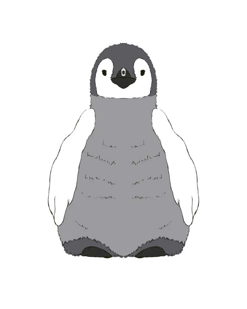 Baby Pinguin pellicola backlit da BAINAI