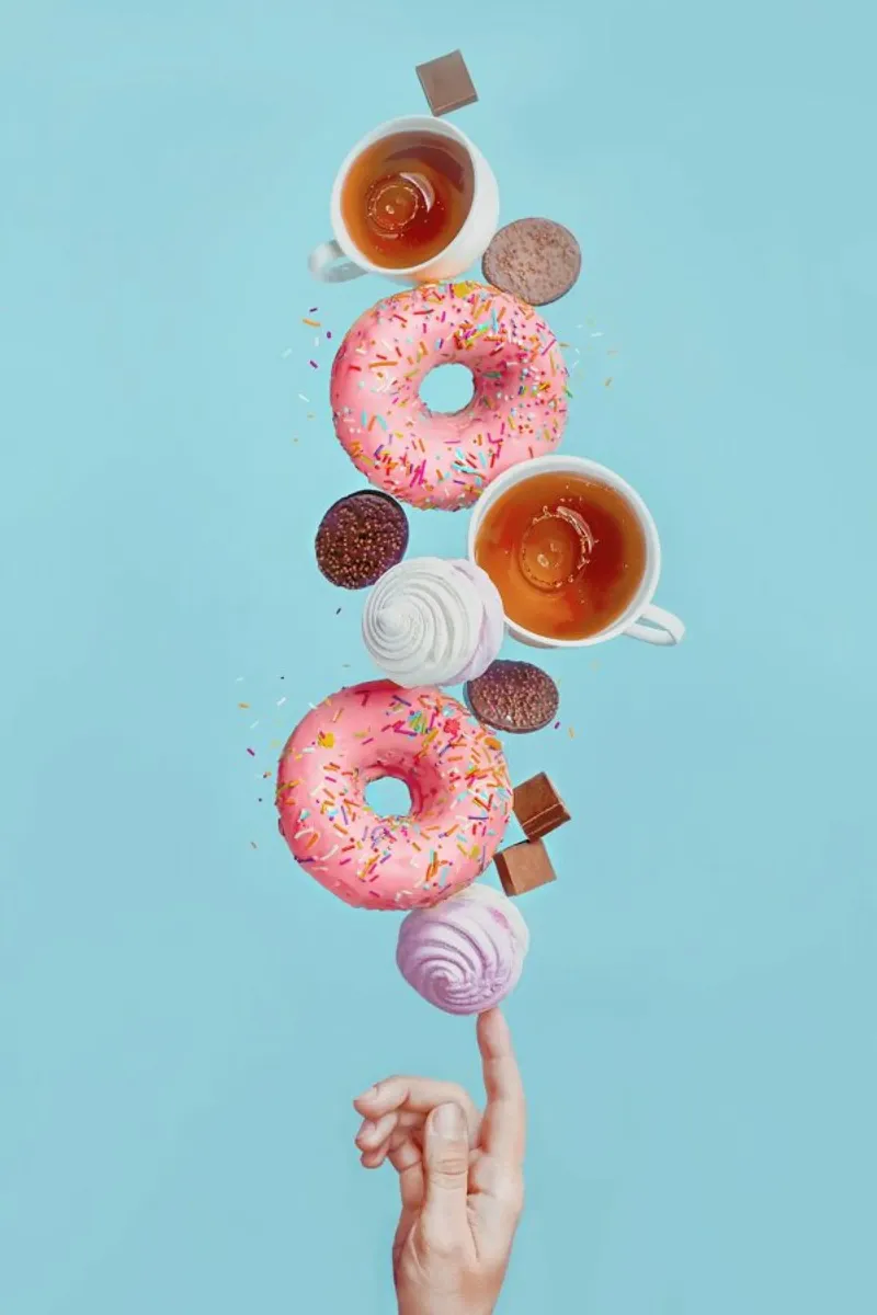 Weekend Donuts - Dina Belenko poster with aluminum frame by Pictufy