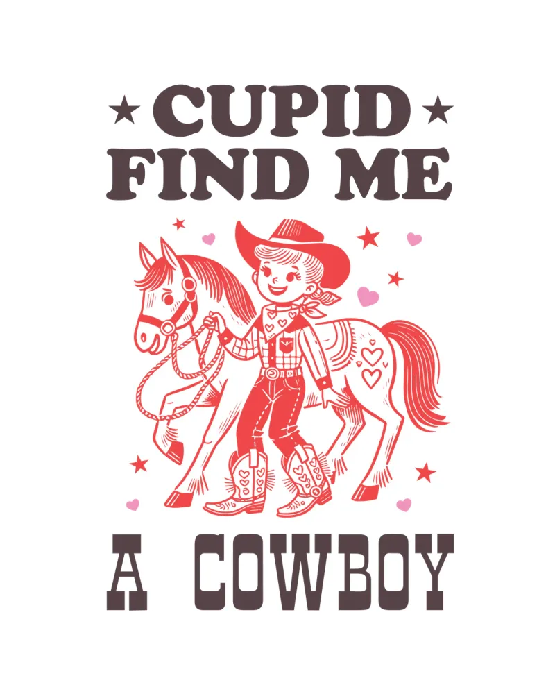CUPID FIND ME A COWBOY pellicola backlit da edsonramosart