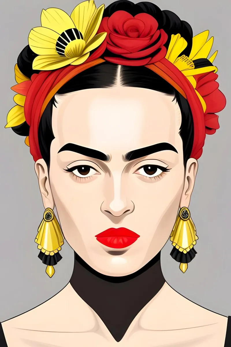 FRIDA KAHLO BOHO pellicola backlit da ART DECO