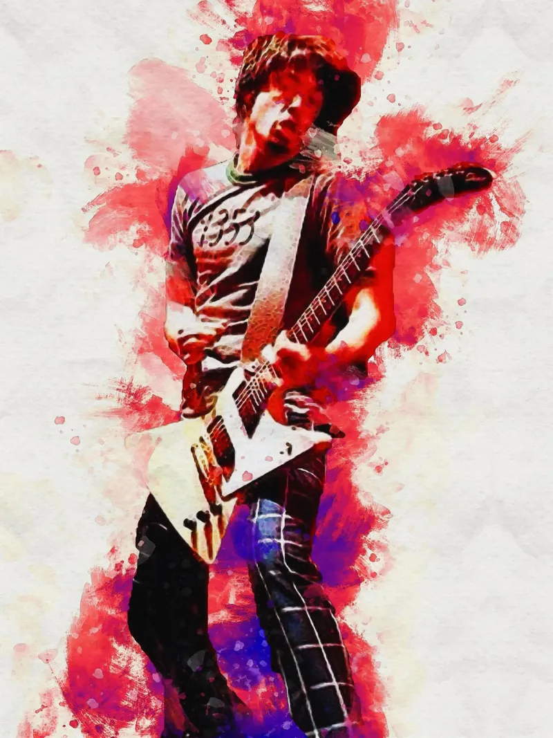 Smudge of Portrait Dave Grohl Hahnemühle von Gunawan Rb