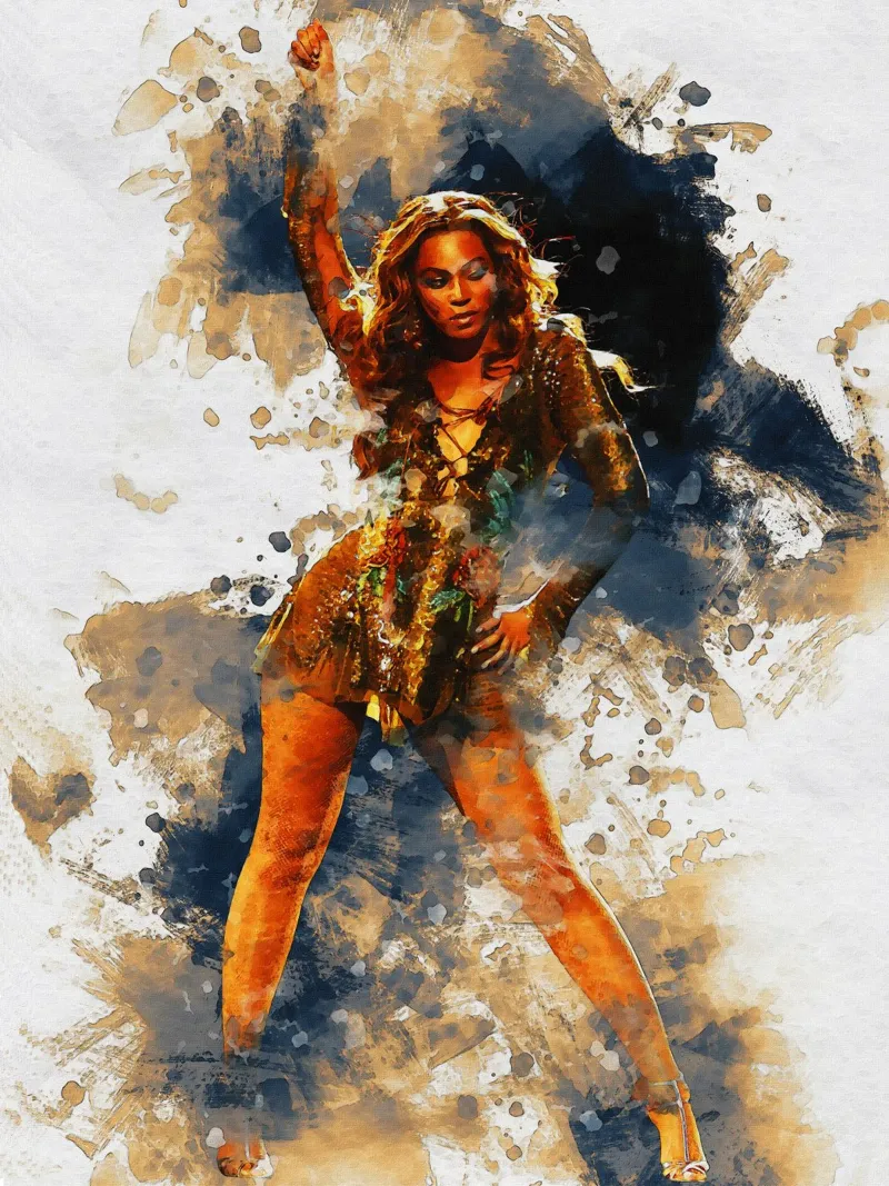 Macchia di Beyonce pellicola backlit da Gunawan Rb