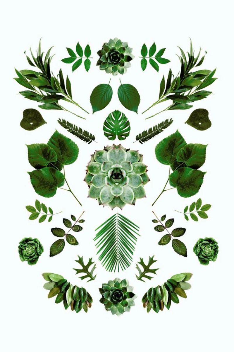 Green Collage poster de Miles of Light