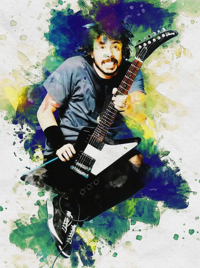 Sbaffo di Dave Grohl pellicola backlit da Gunawan Rb